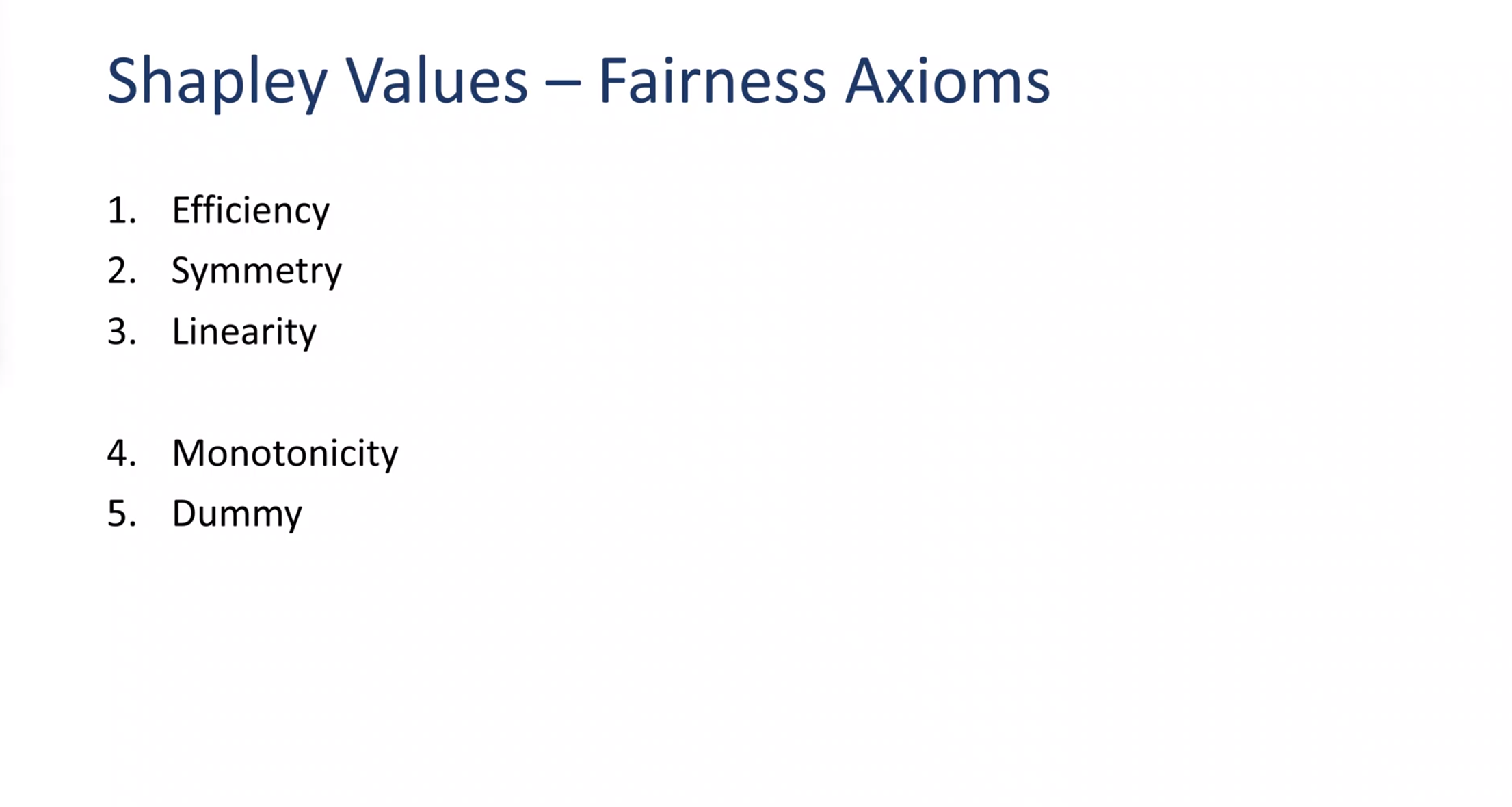 Shapley Fairness