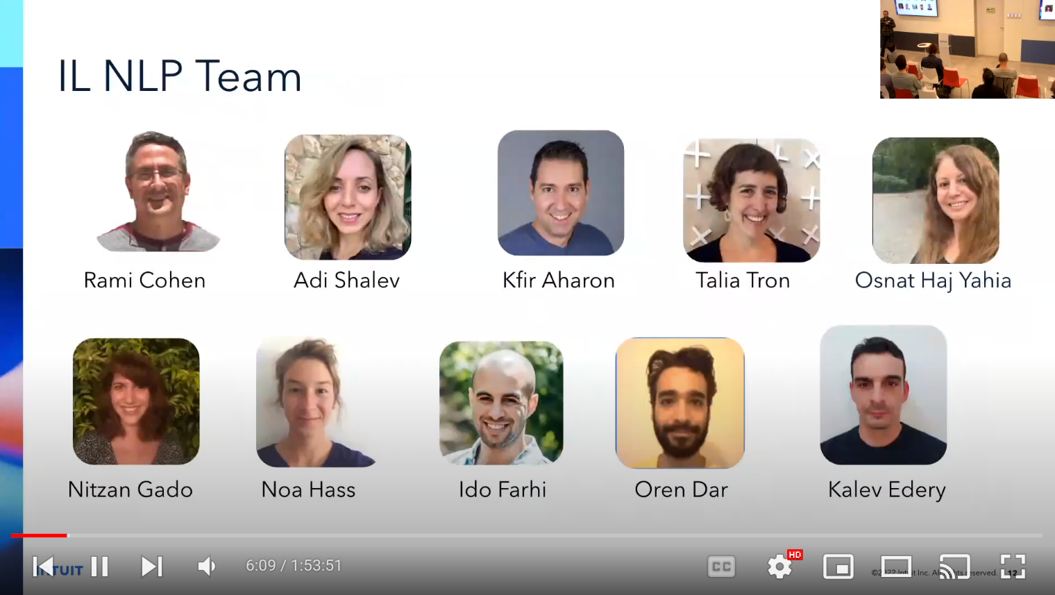 intuit nlp team