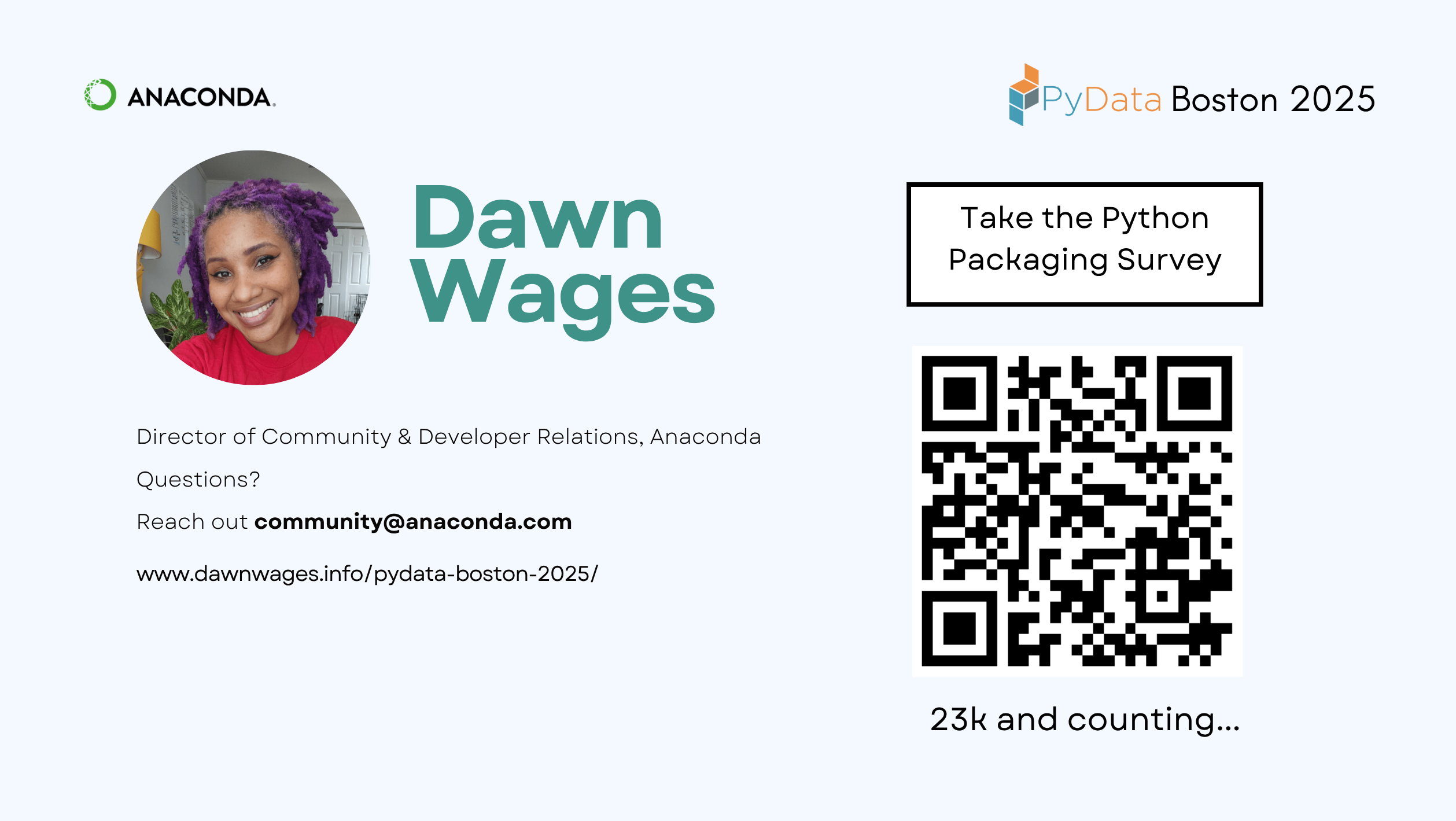 Goodbye and The python survey