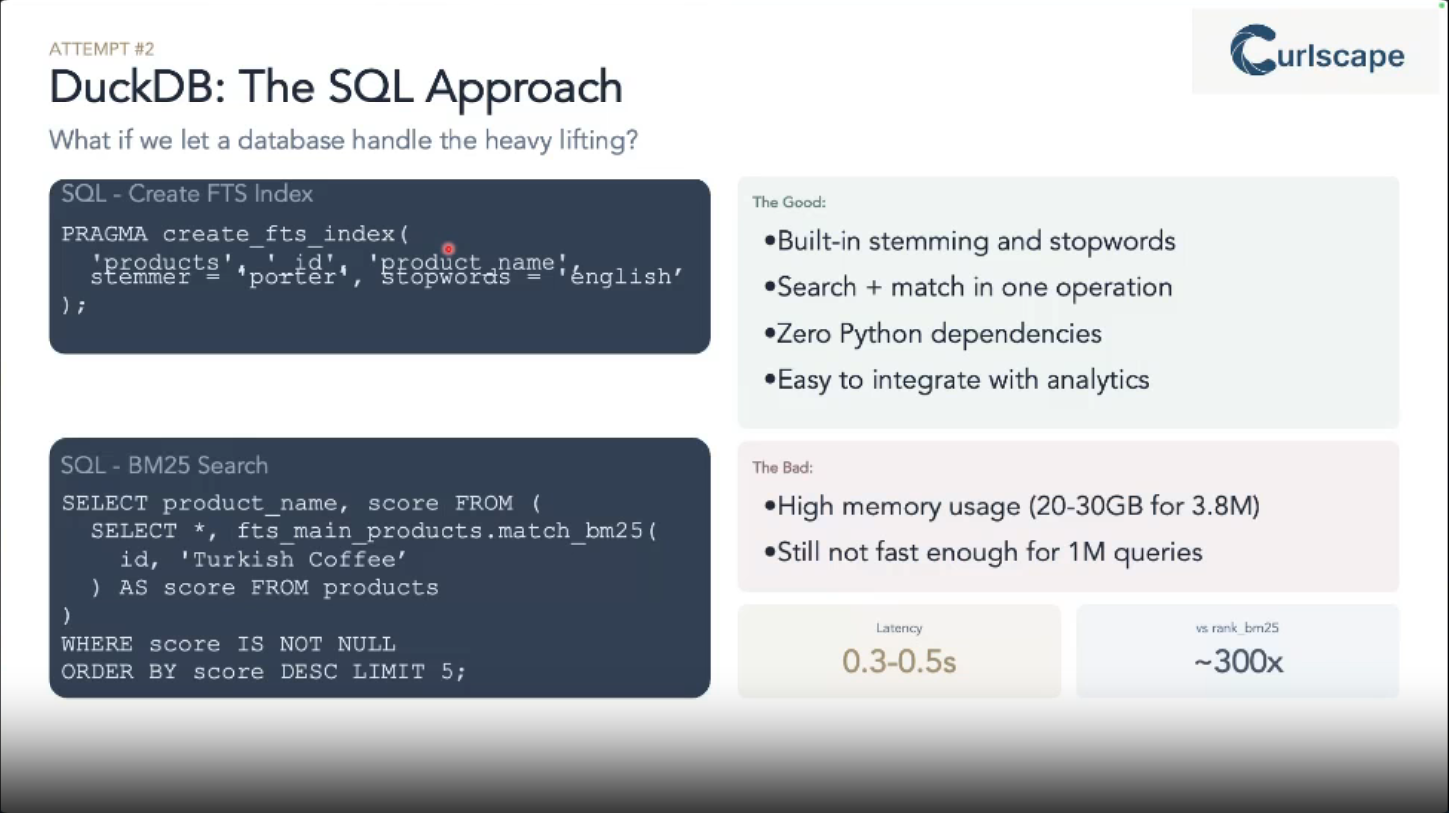 DuckDB the SQL Approach