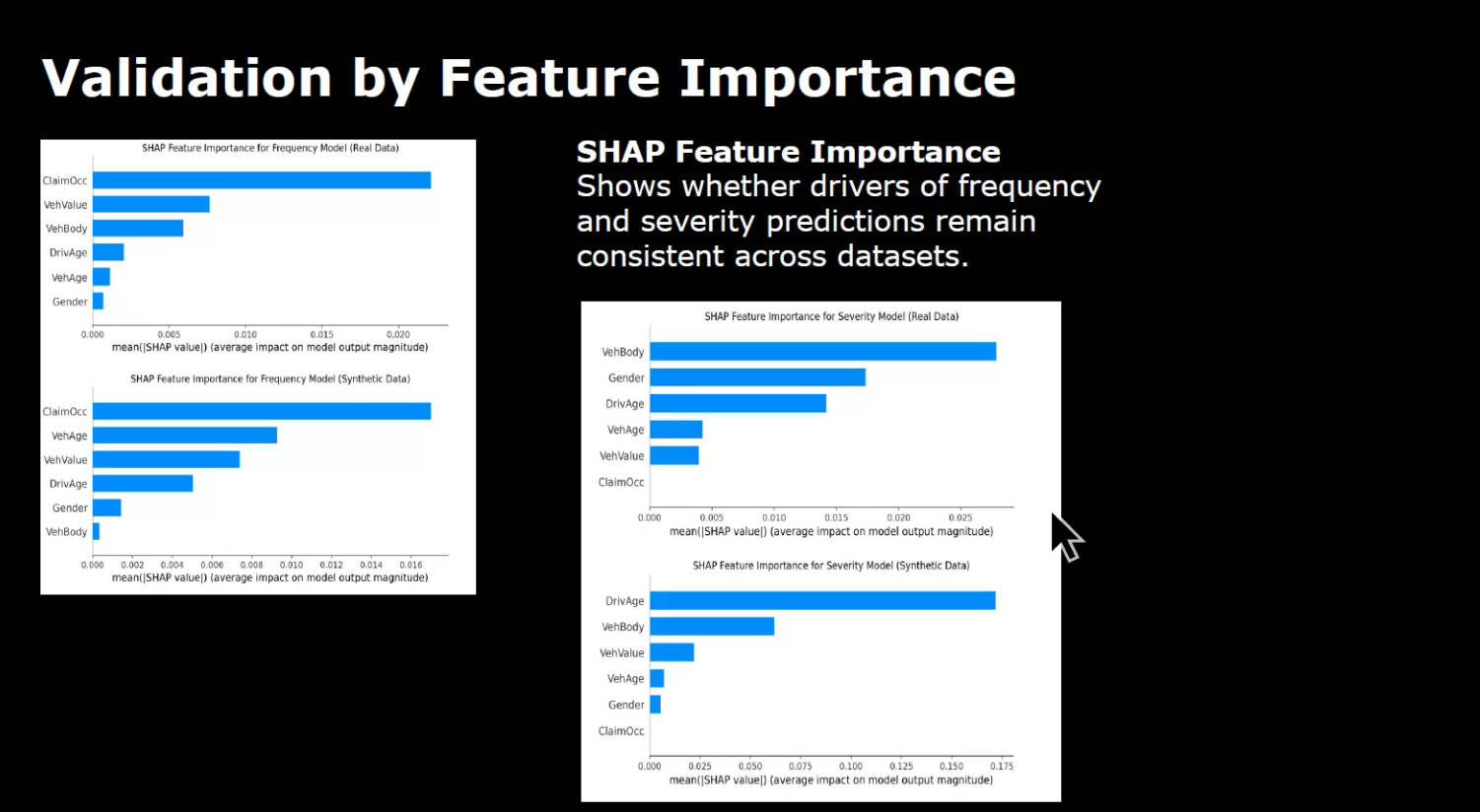 Validation by Feature Importance - SHAP Feature Importance