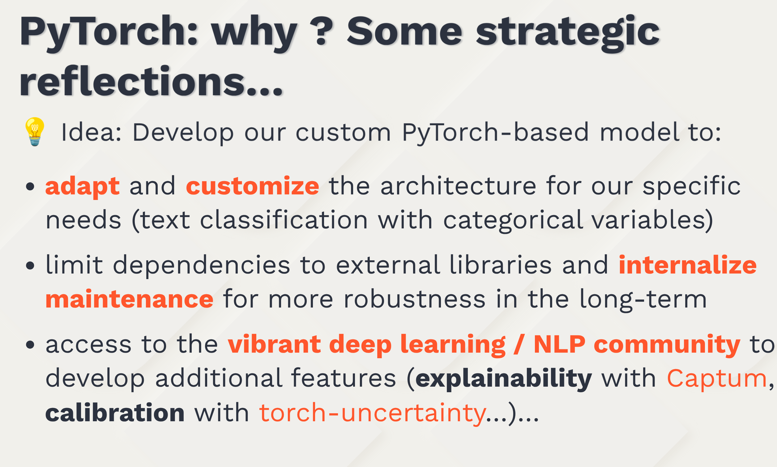 Slide 12 - Why pytorch