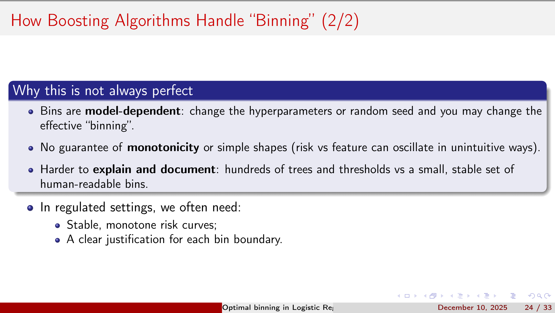How Boosting Algorithms Handle Binning 2