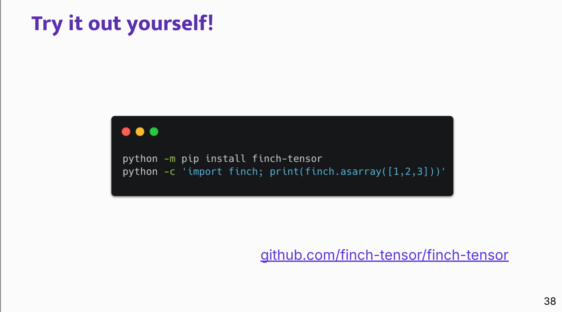 Try it out yourself!