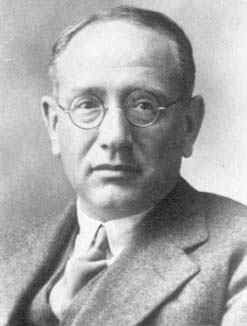 A photo of Hungarian Mathematician George Pólya