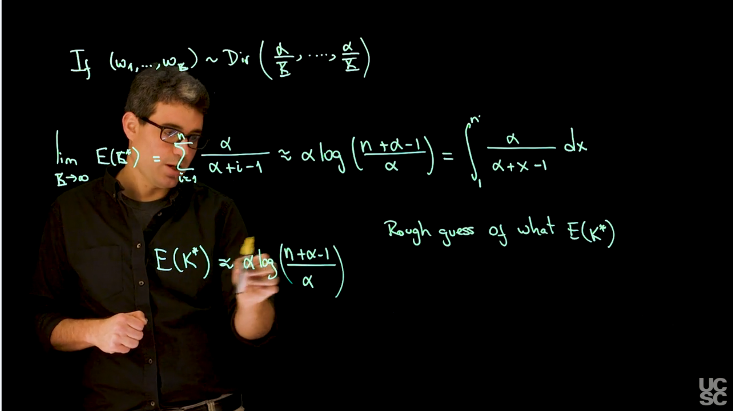 Estimating the number of components