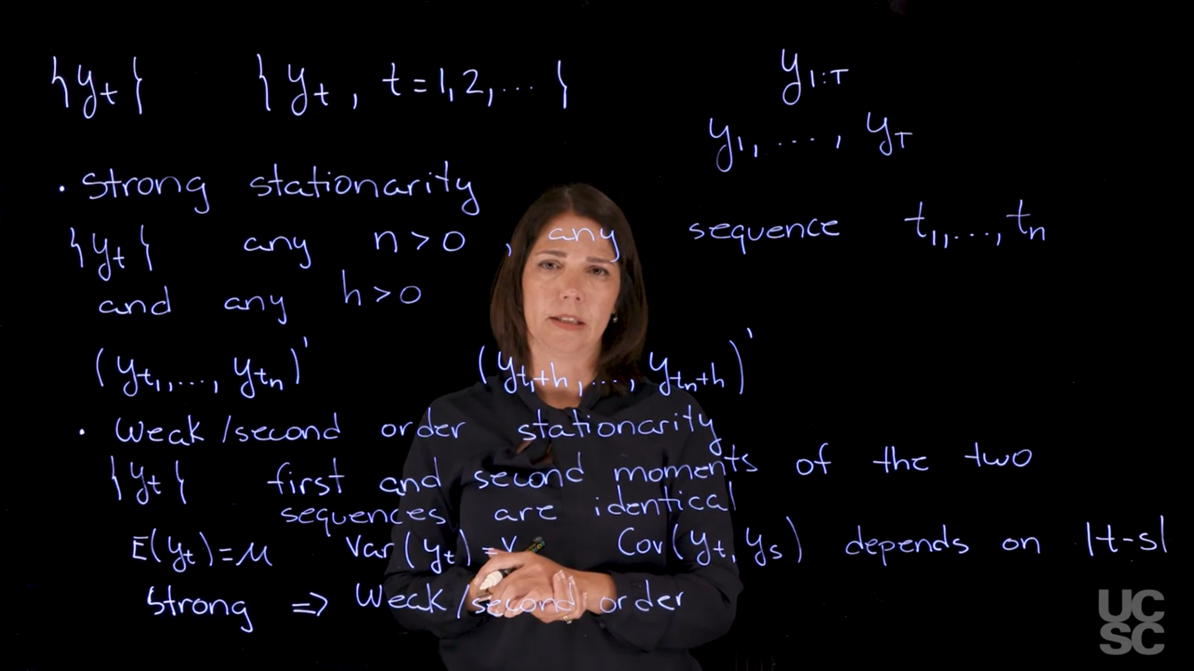 strong and weak stationarity