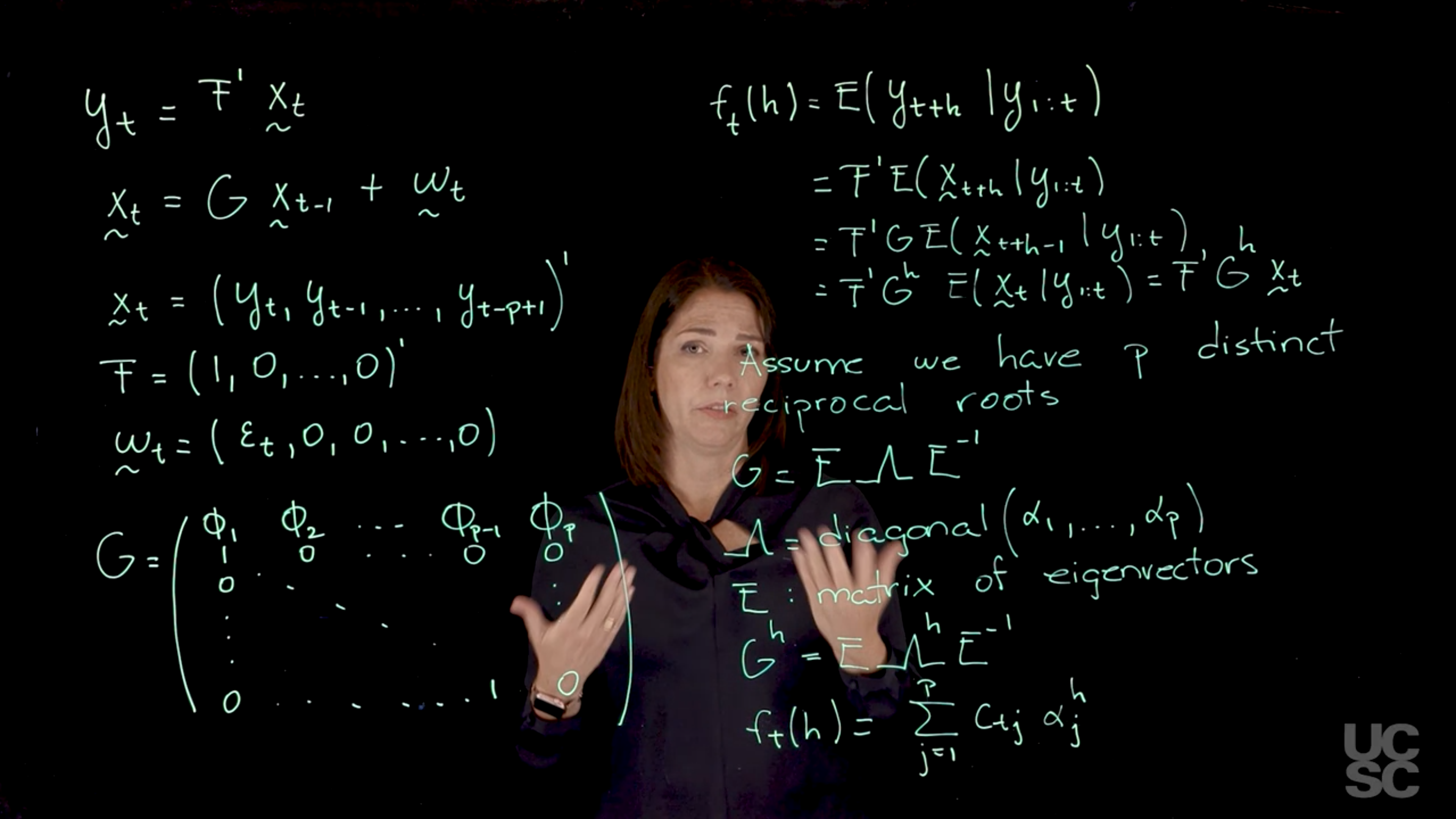 A state space representation of Ar(p)